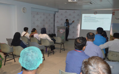 عثمان میموریل اسپتال میں IPCC اور رسک مینجمنٹ پر سیمینار، ڈاکٹر اشرف میمن کی قیادت