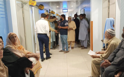  عثمان میموریل اسپتال میں آنکھوں کے مفت میڈیکل کیمپ انعقاد، شہریوں کی شرکت