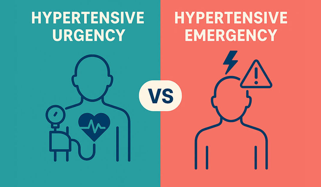 what is hypertensive urgency vs emergency